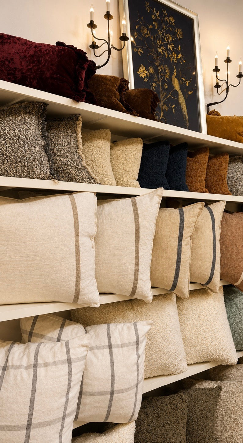 Bedding + Throw Pillows