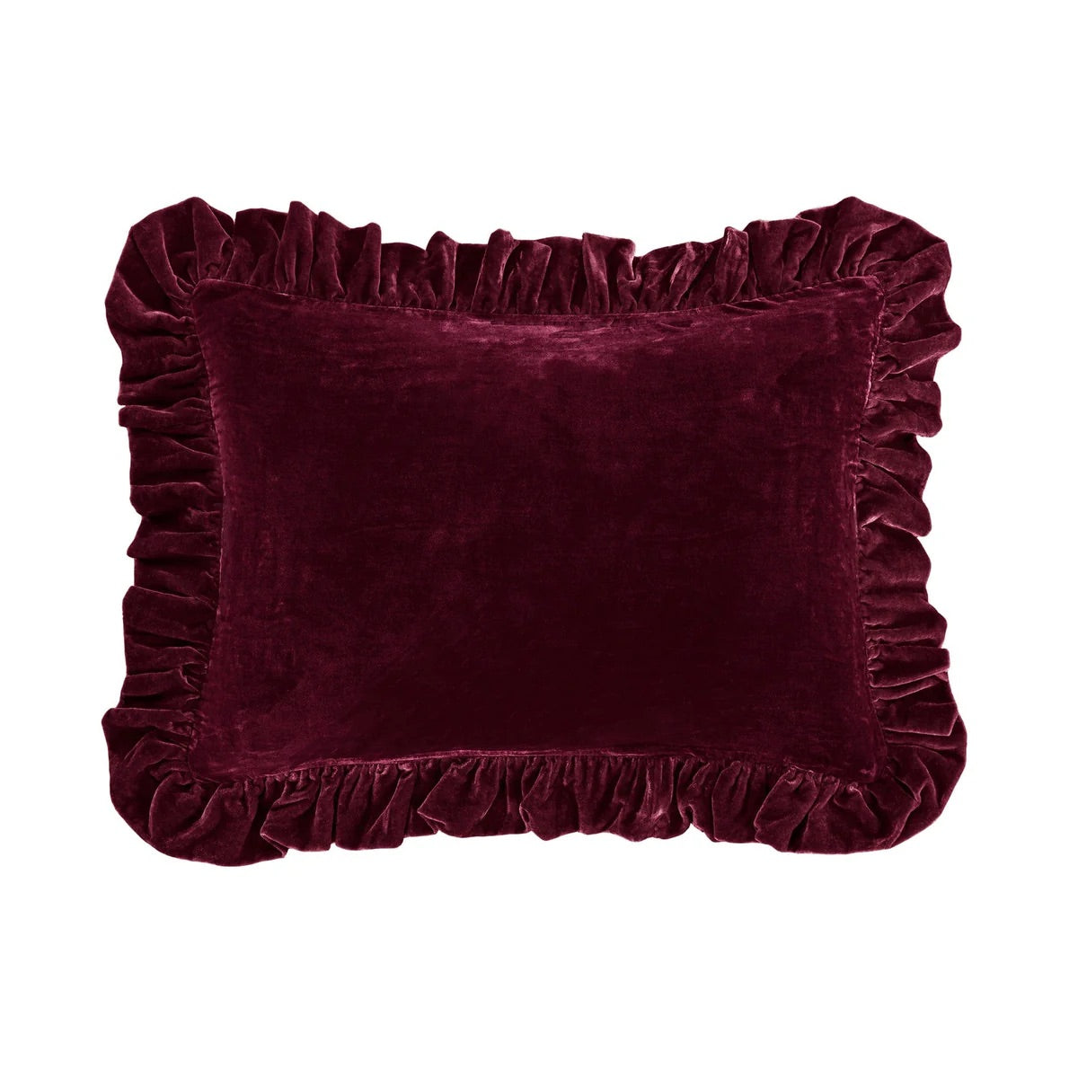 Stella Faux Silk Velvet Oblong Pillow