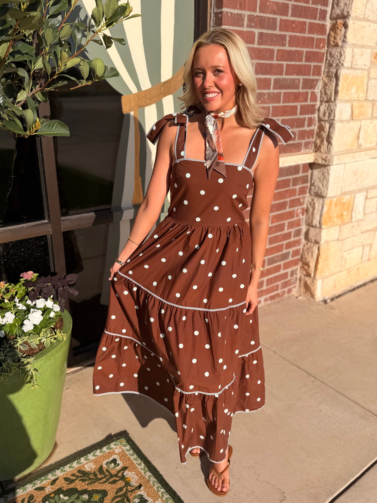 Polka Dot Palyn Dress