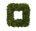 Square Boxwood Wreath 18”