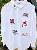 XL Custom TTU Embroidered Top