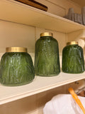 Green Vases - Set of 3
