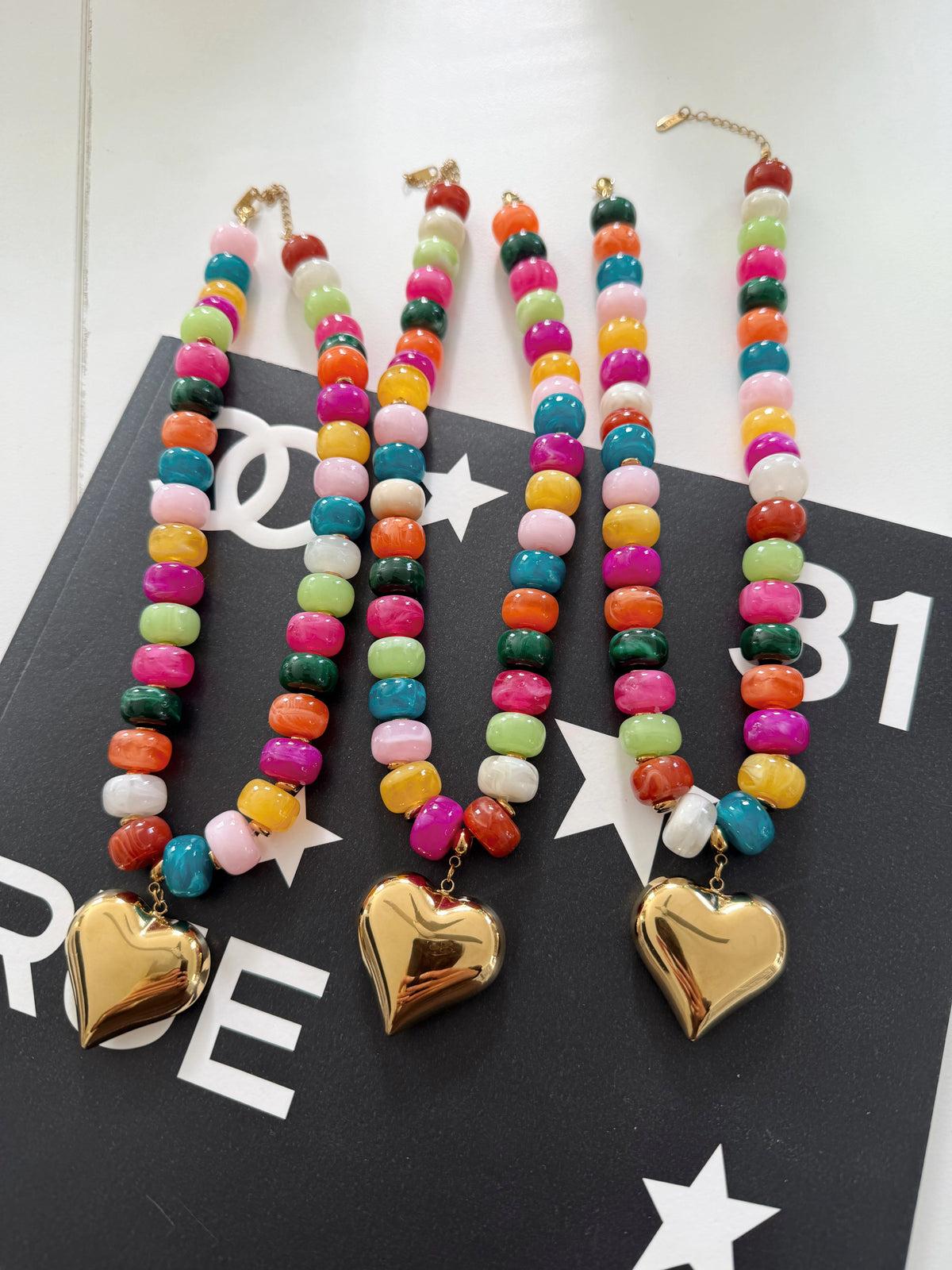 Multi Heart Necklace