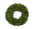 Round Boxwood Wreath 18”