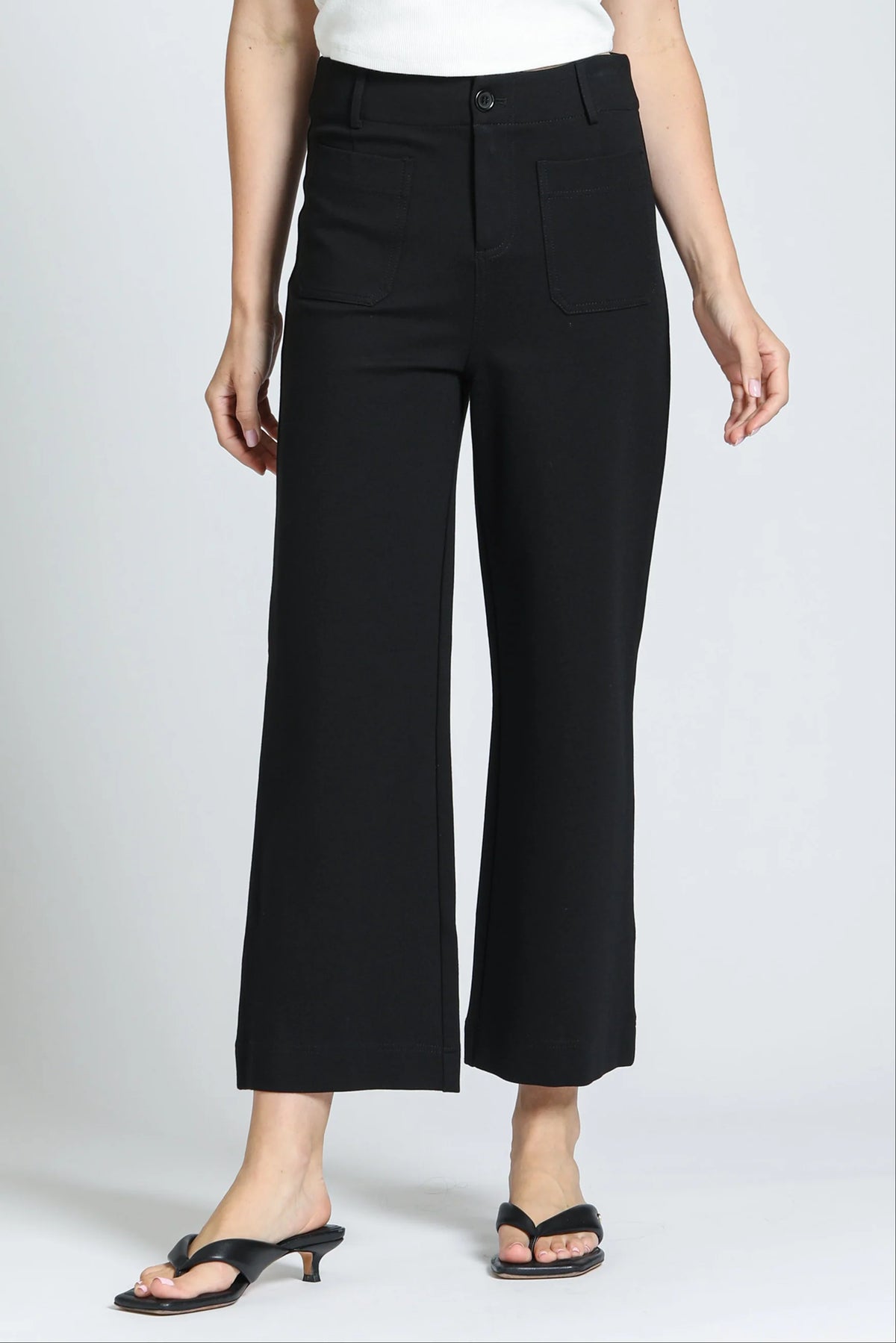 Stacey Wide Leg Pant - Black
