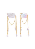 Greer Pearl Dangle Stud