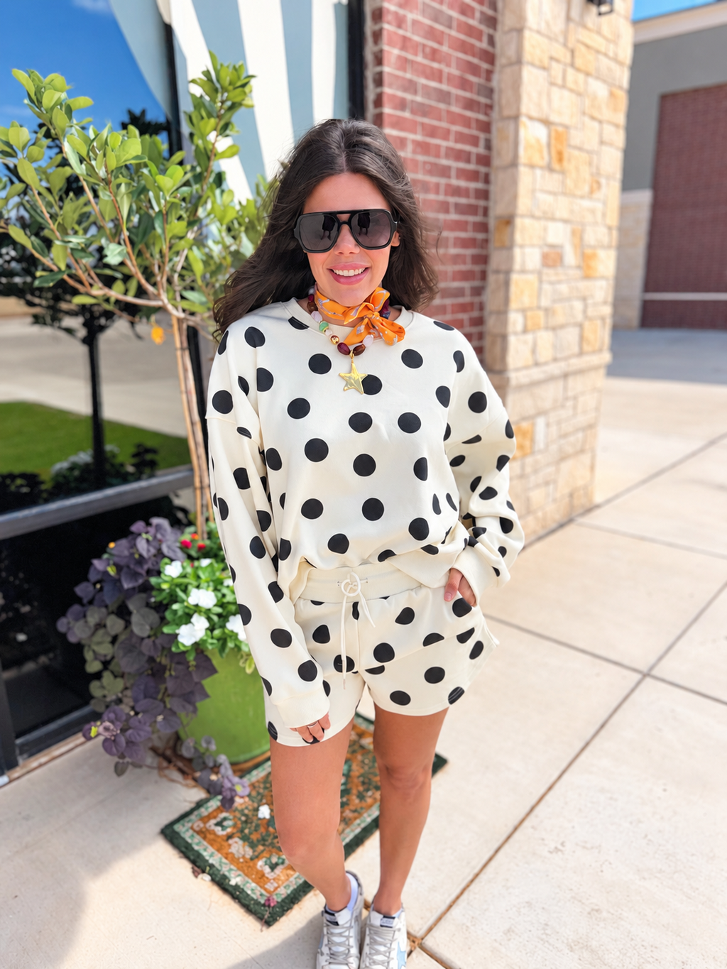 Polka Dot Crop Set
