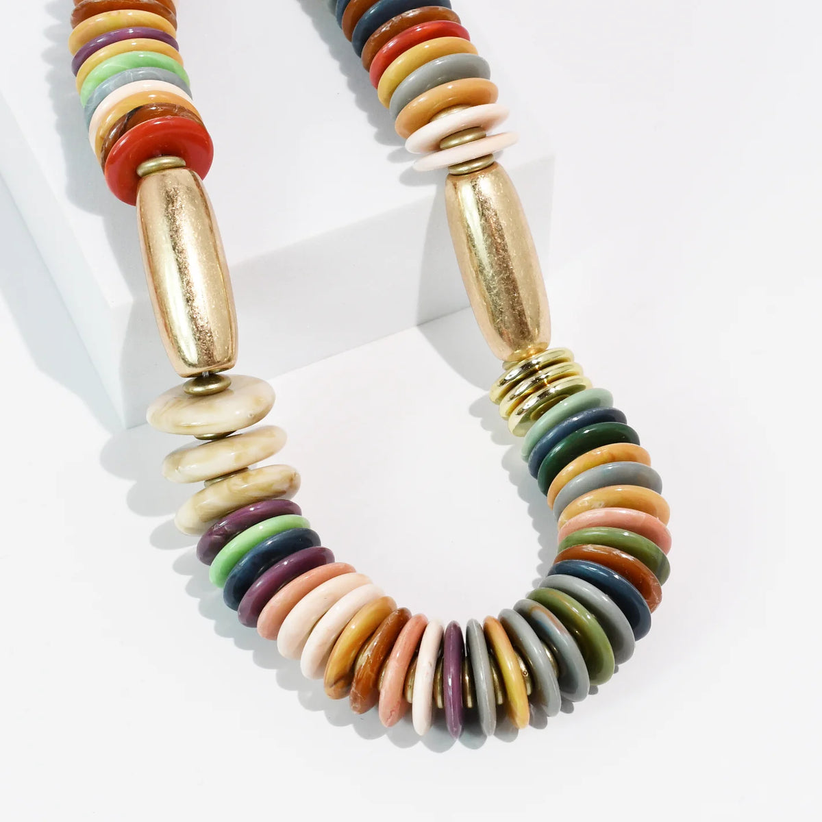Multi Disk Necklace