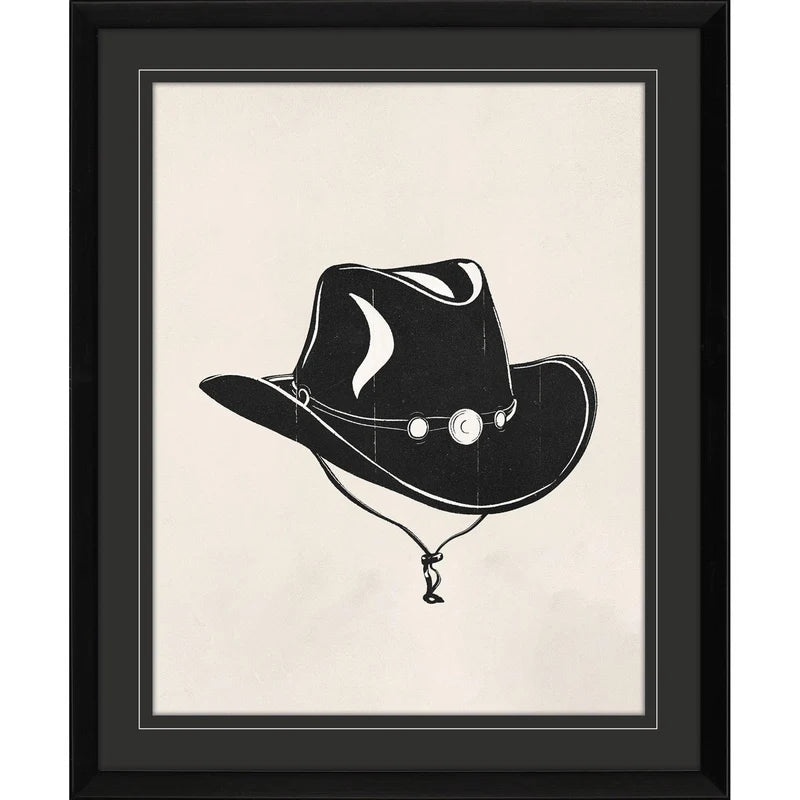 Black Cowboy Hat Portrait