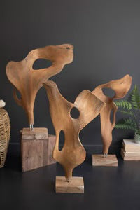 Hand Carved Smooth Teakwood