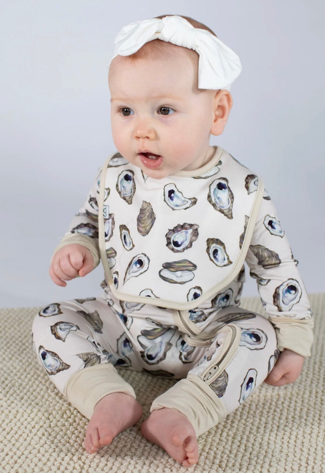 Oysters Zip Pajamas