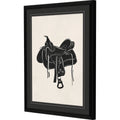 Black Cowboy Saddle Portrait