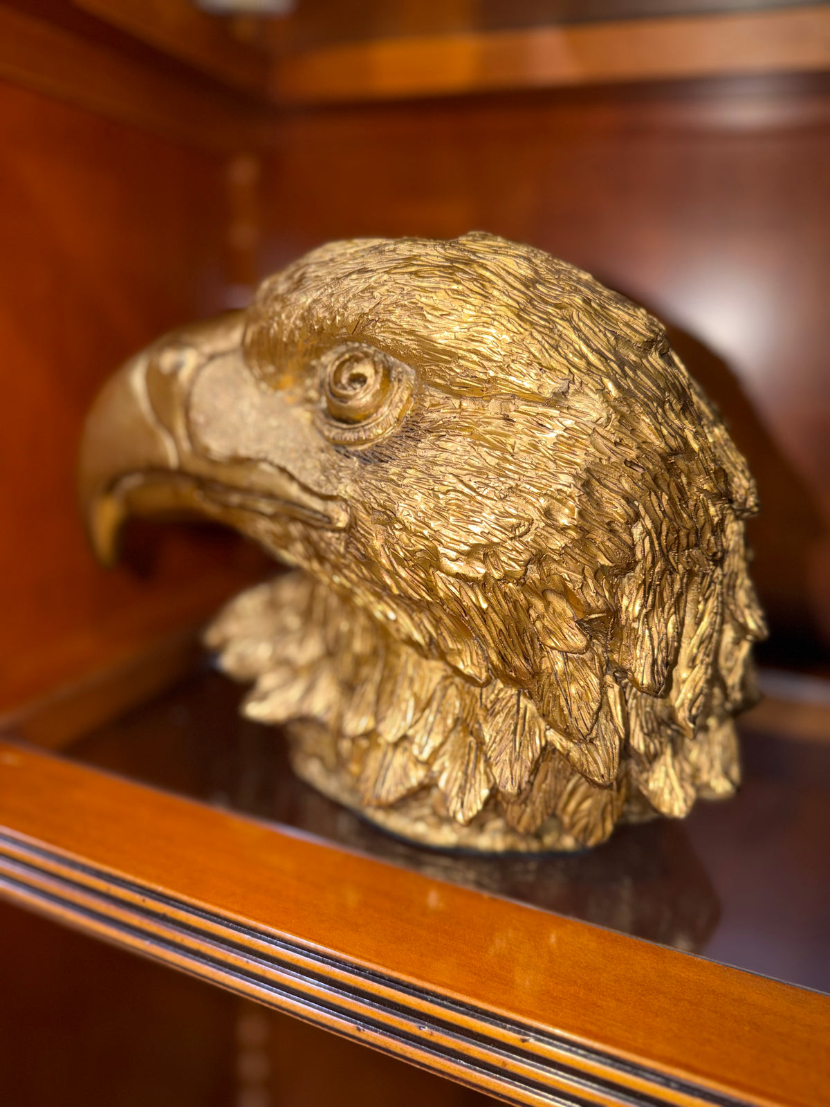 Large Eagle Head Statue
