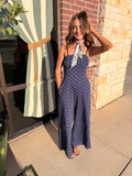 Navy Landry Dress