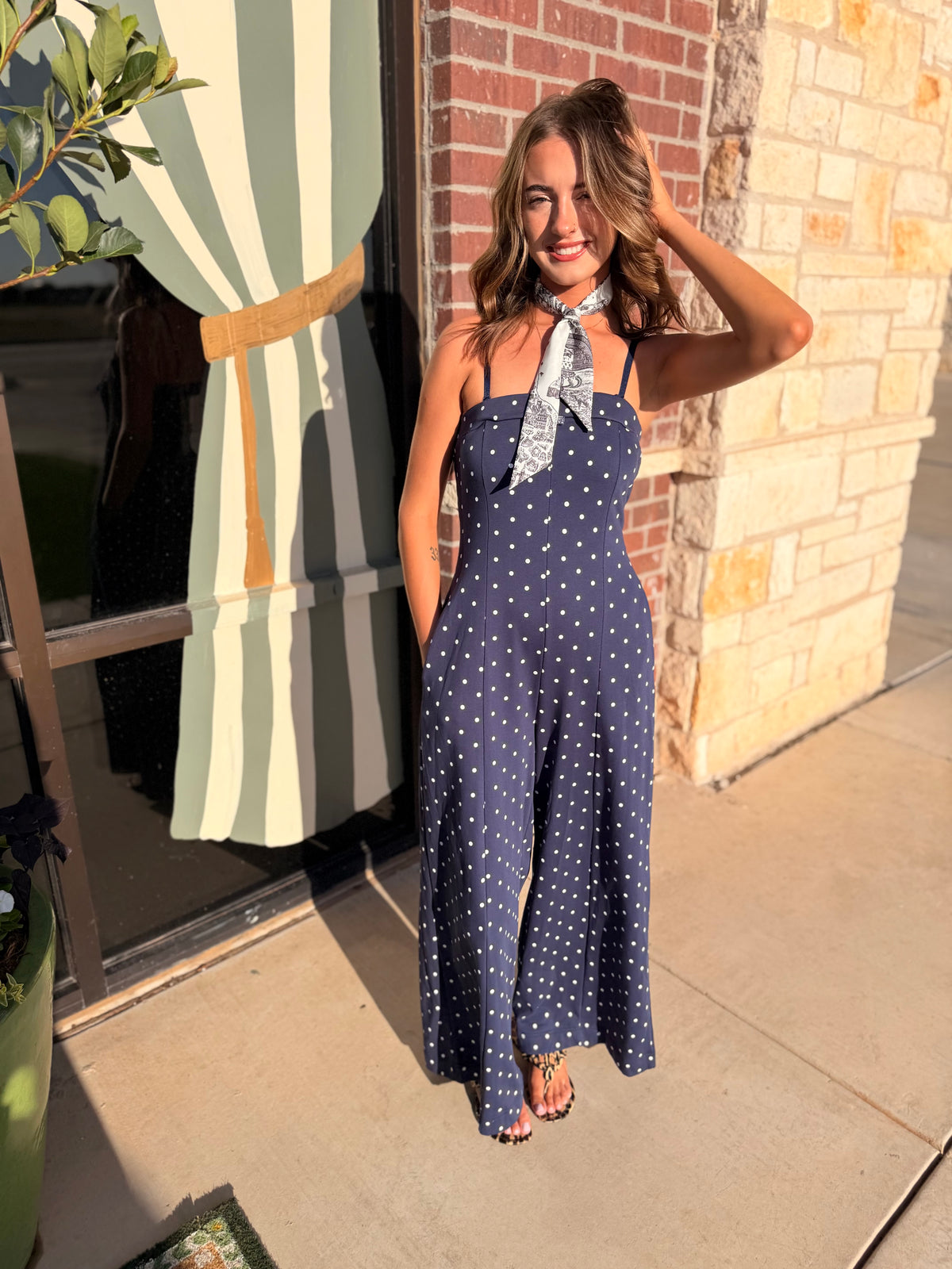 Navy Landry Dress