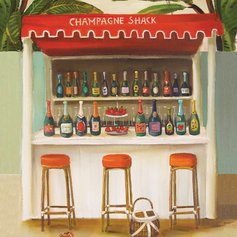 Champagne Snack Cocktail Napkin