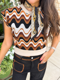 Abstract Vest Top