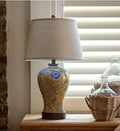 Chinoiserie Porcelain Lamp