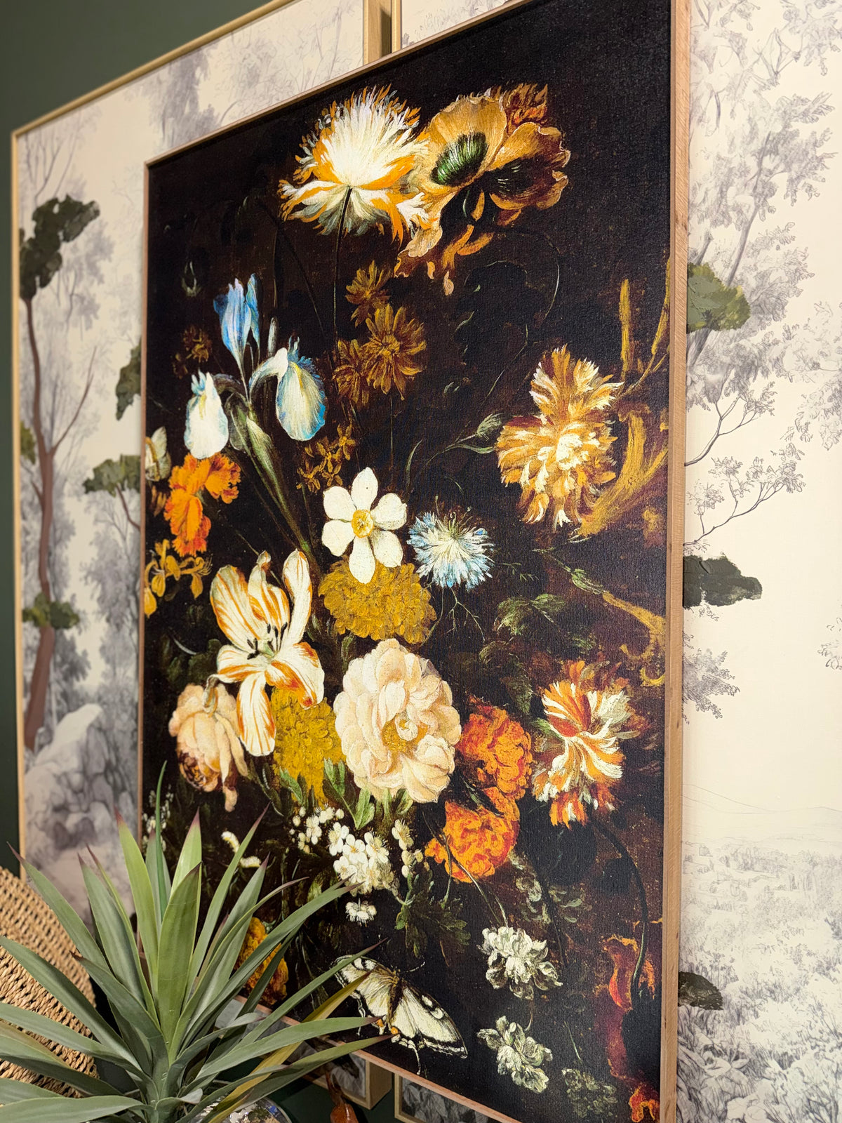 Framed Floral Art