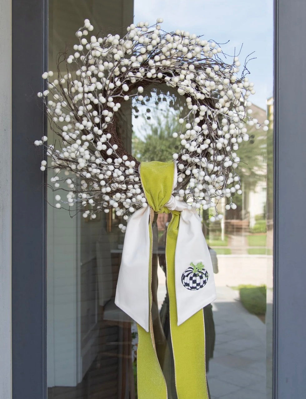 Pumpkin Wreath Sash