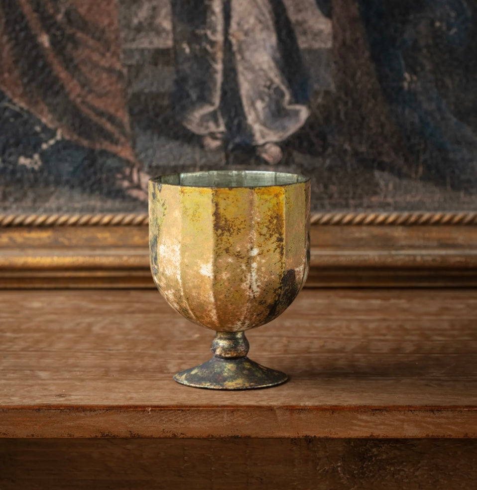 Antique Gold Mercury Glass - Small