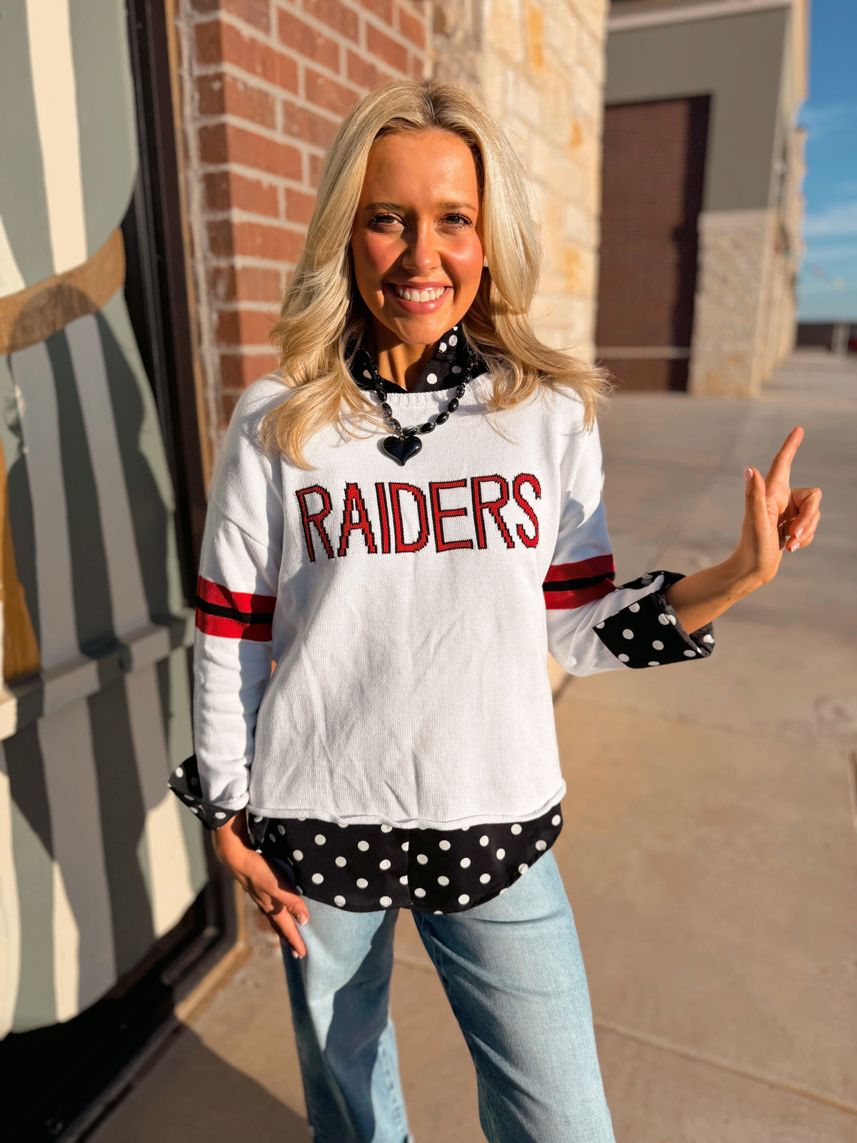 White Raiders Sweater