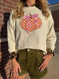 Pumpkin Pink Bow Top