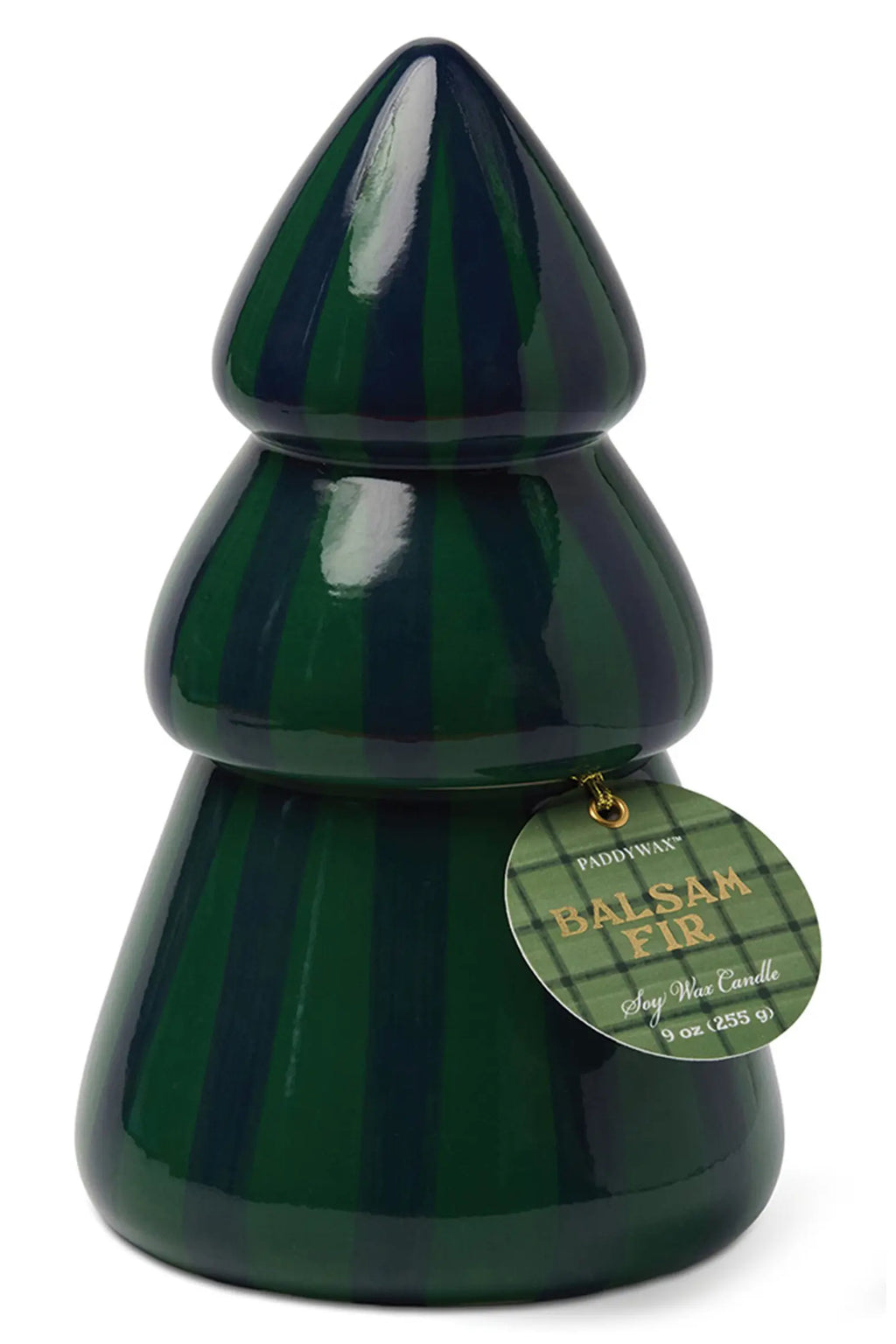 Christmas Tree Stripe Candle