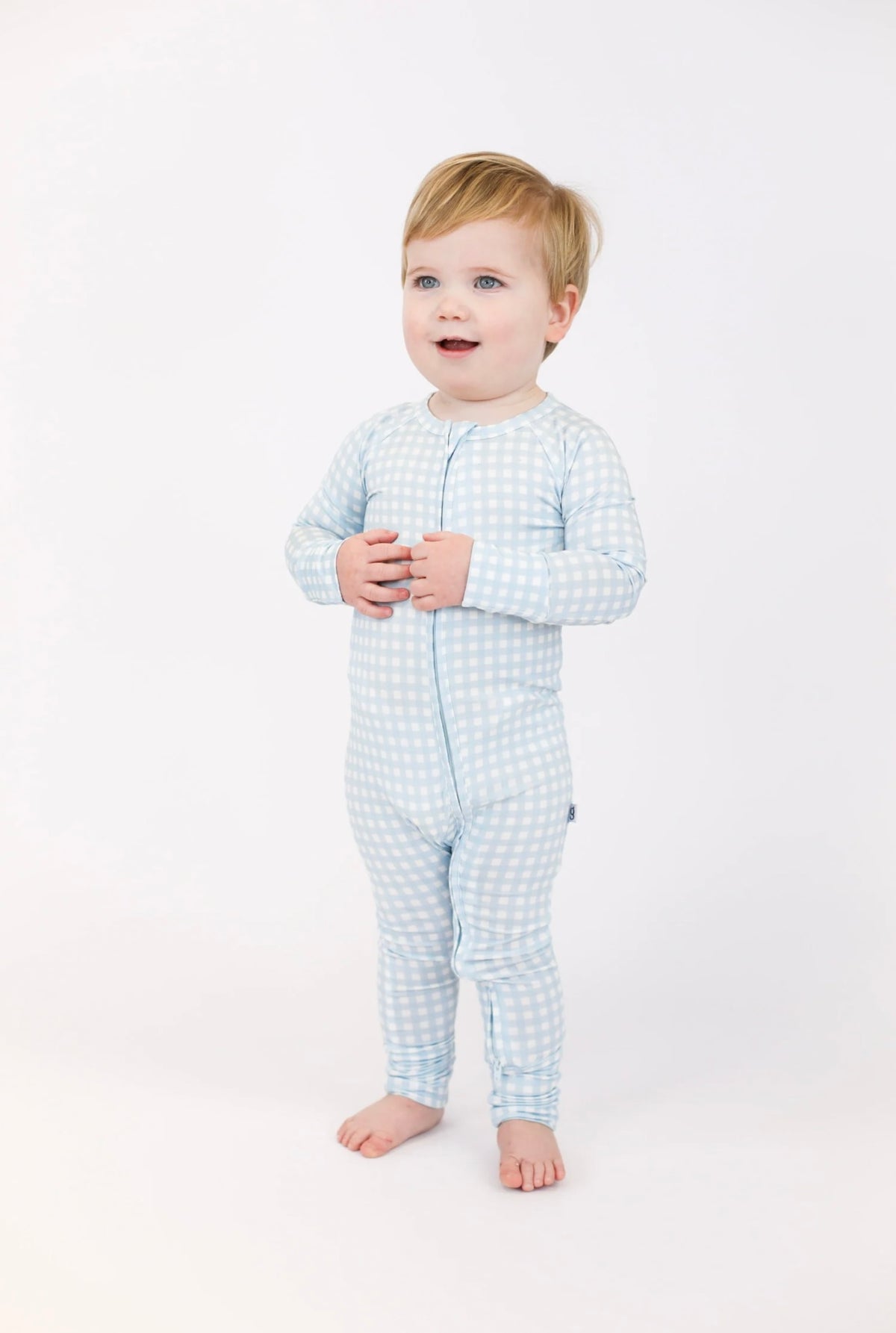 Gingham Cottage Blue Goosies Outfit