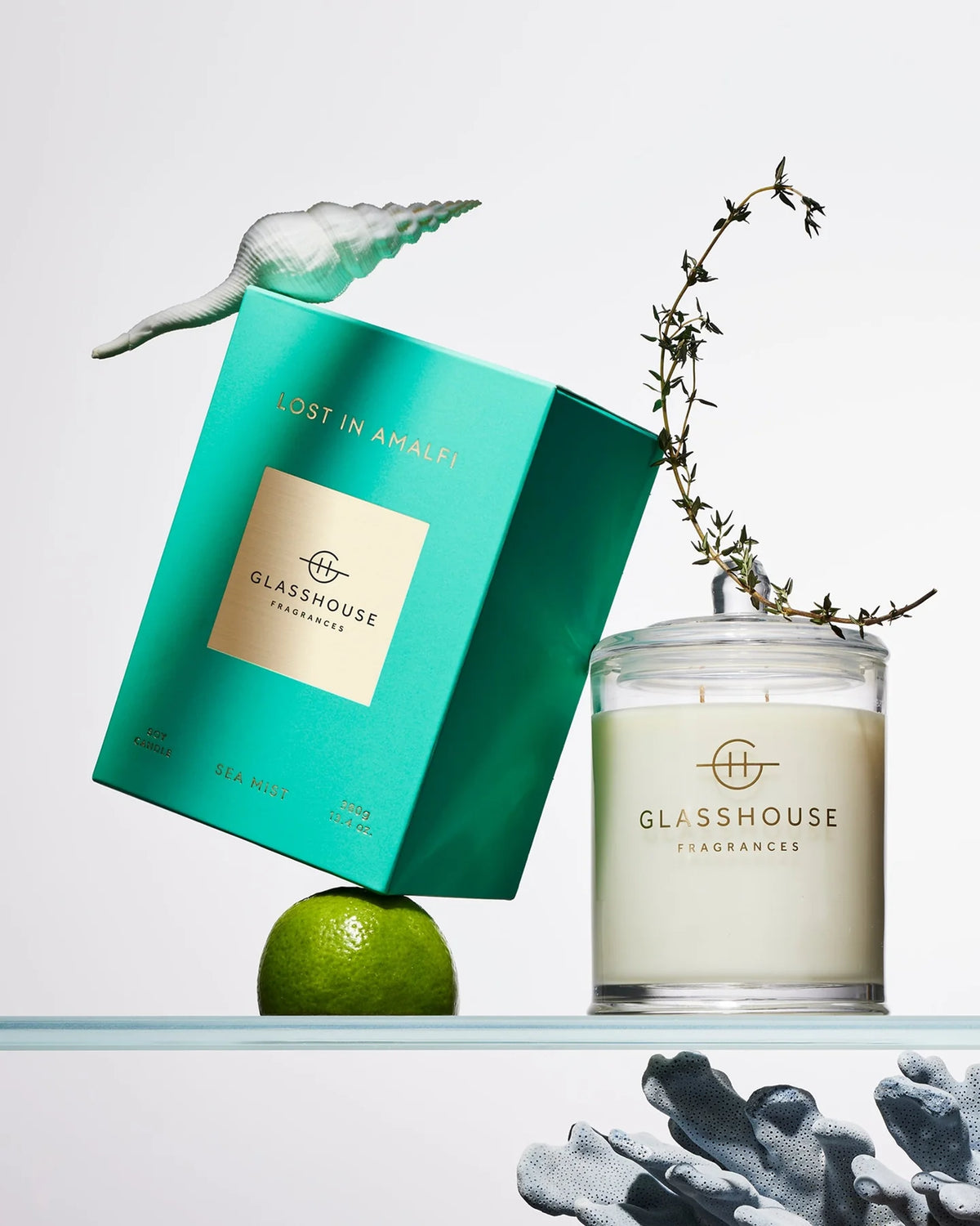 Lost In Amalfi Glass House Candle