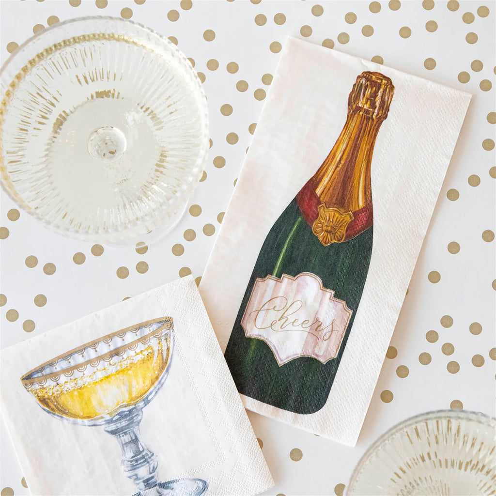 Champagne Guest Napkin Pack of 16