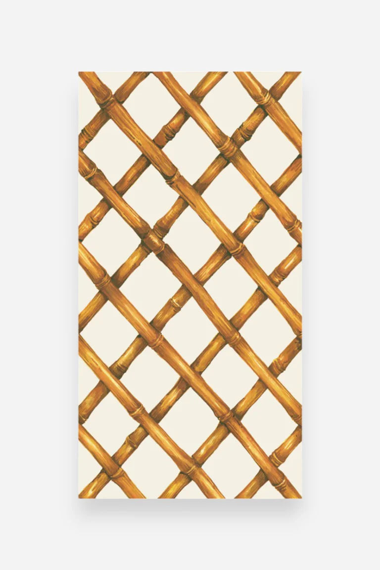 Bamboo Lattice Cocktail Napkin Pack of 20