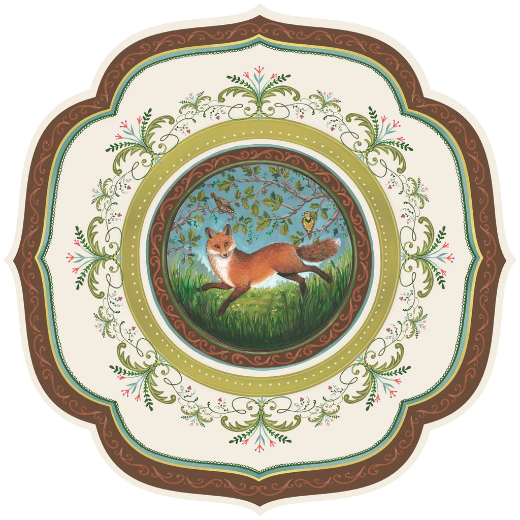 Die Cut Fanciful China Placement - 12 Sheets