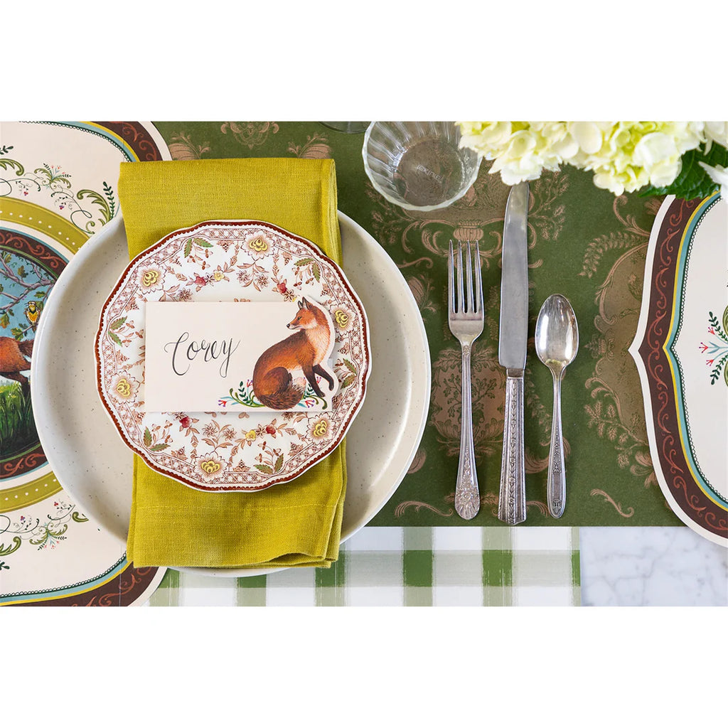 Fanciful Fox Place Card