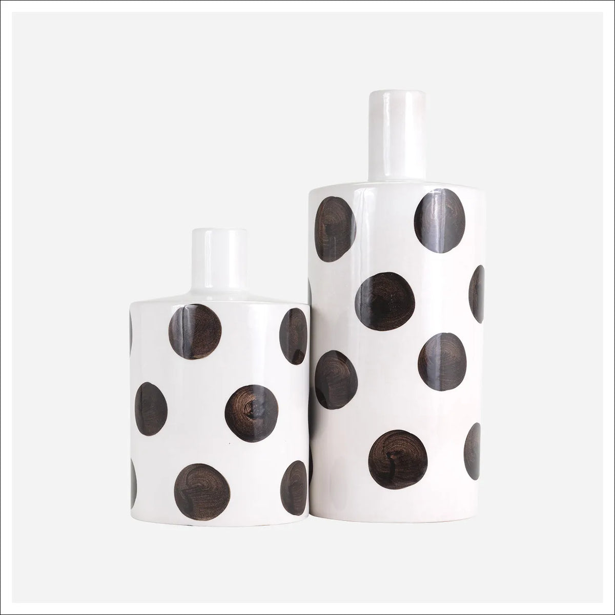 Cotrill Polka Dot Vases Set of 2