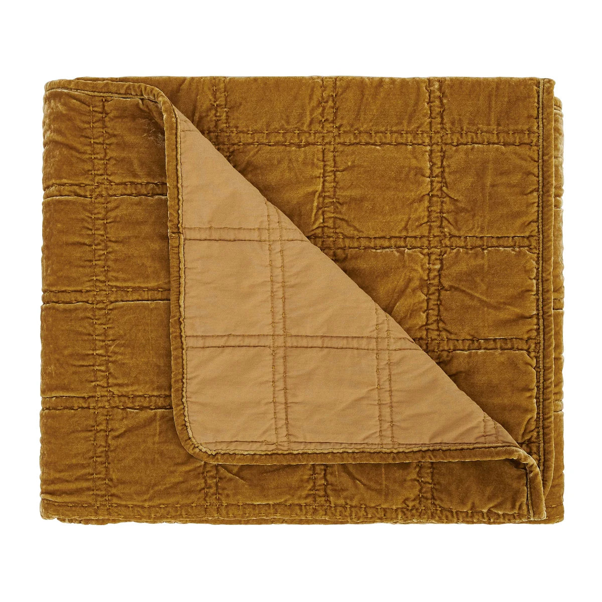 Stella Faux Silk Velvet Box Throw