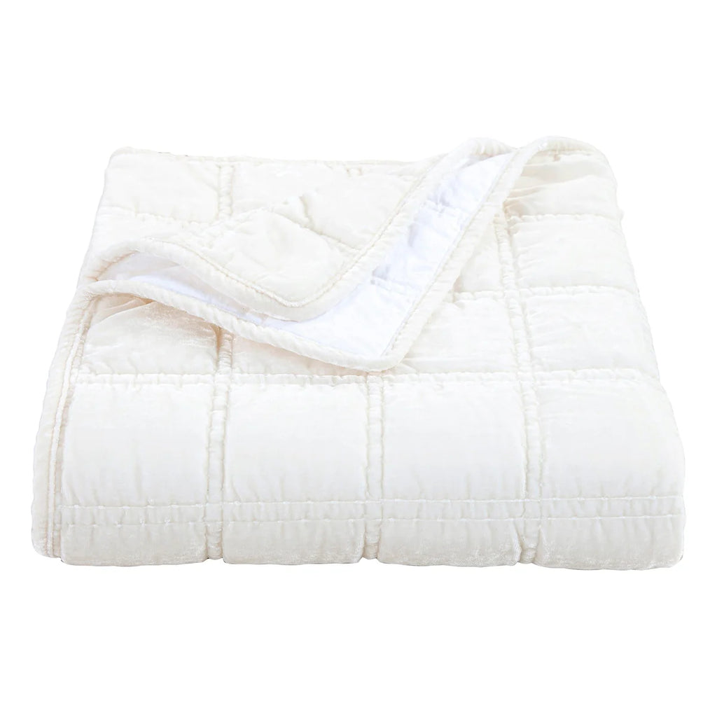Stella Faux Silk Velvet Box Throw