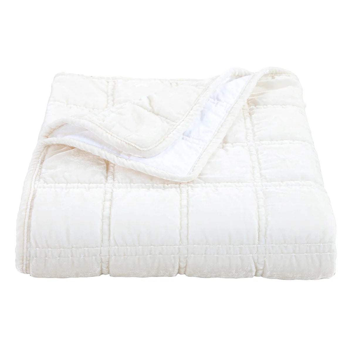 Stella Faux Silk Velvet Box Throw