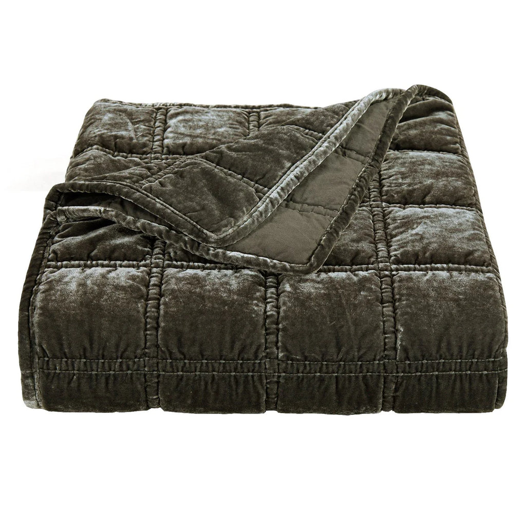 Stella Faux Silk Velvet Box Throw