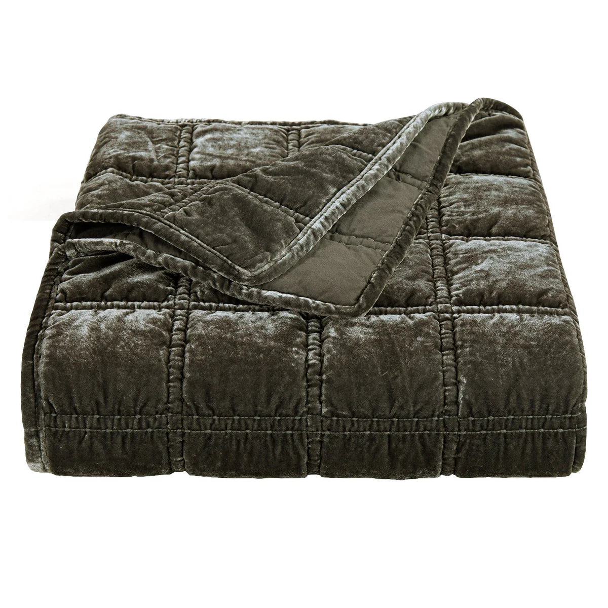 Stella Faux Silk Velvet Box Throw