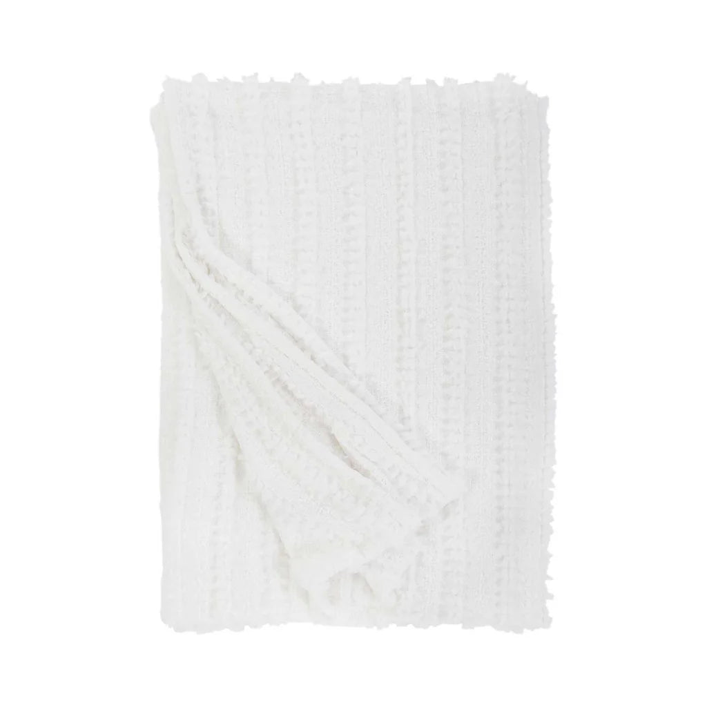 Camille Oversized Throw - Winter White