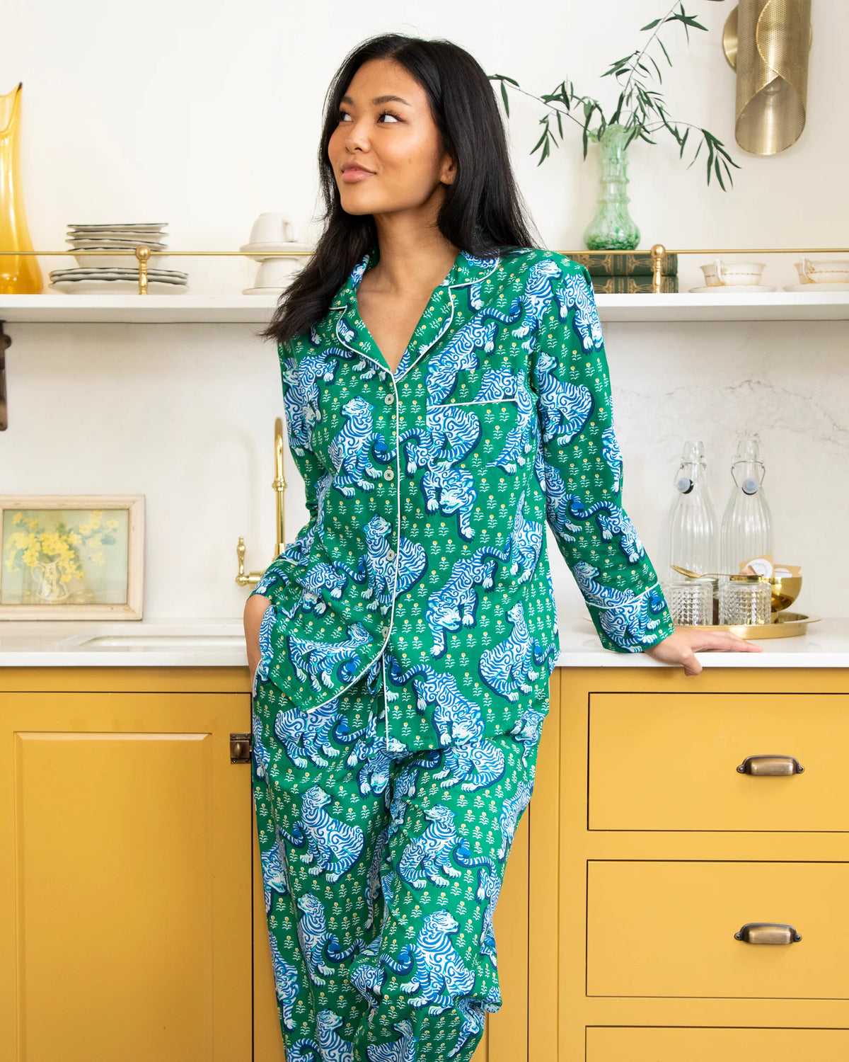 Tiger Queen Long Sleep Set