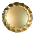 Wavy Charger Plate Gold Satin