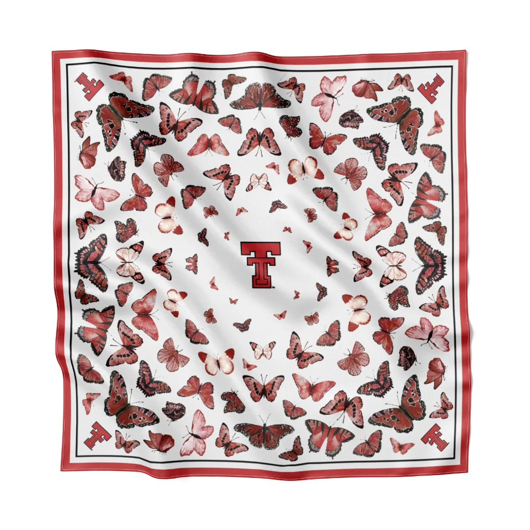 Texas Tech Butterfly Scarf